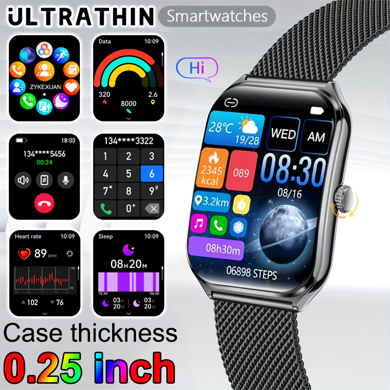 Aquatic Sports Performance - New Ultra Thin Smart Watch Men
