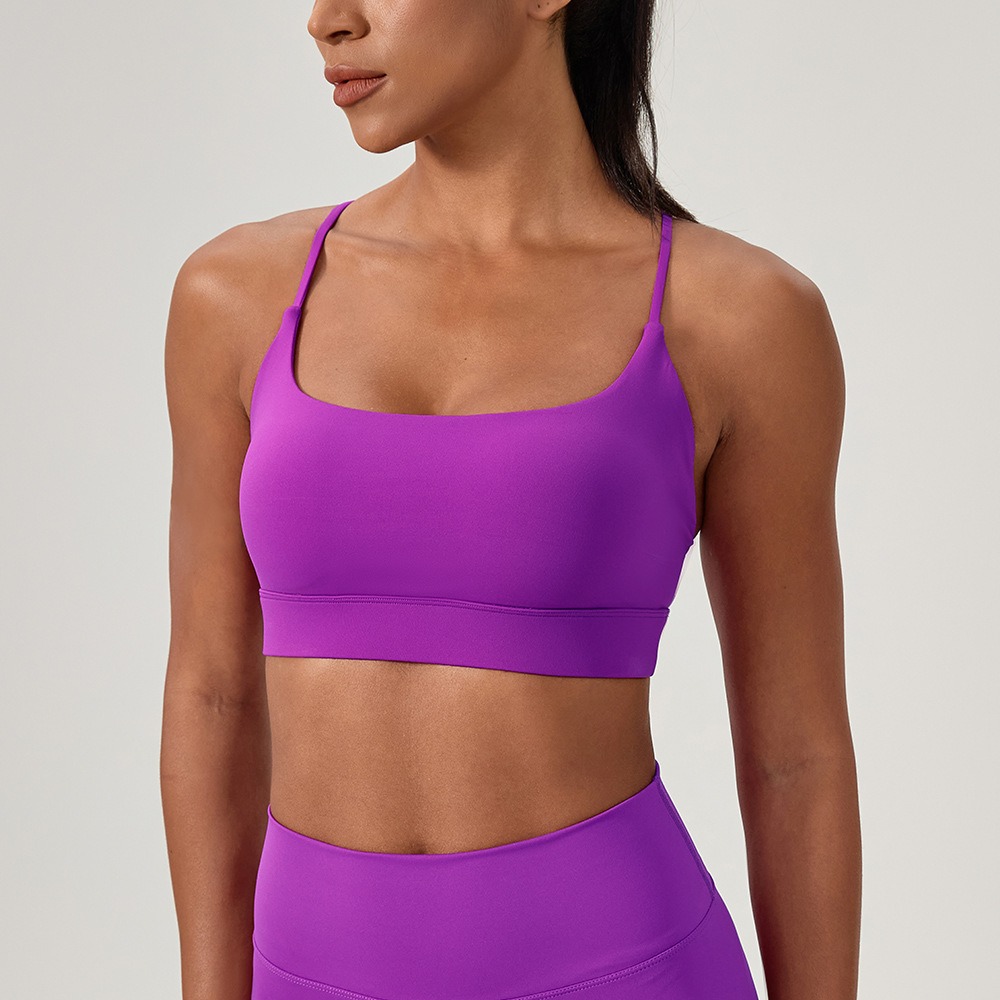 Aquatic Sports Bra - Women's Sexy Yoga Bra Cross Strap