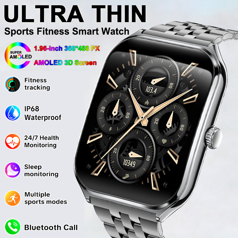 Aquatic Sports Performance - New Ultra Thin Smart Watch AMOLED