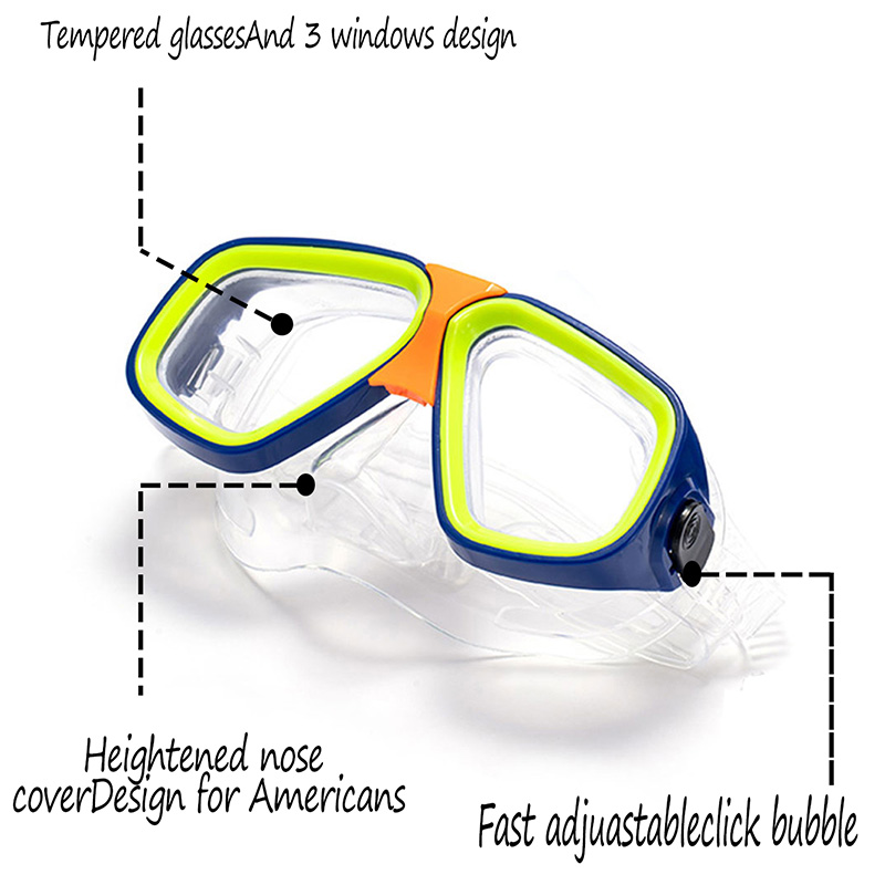 Adults Kids  Diving Goggle Mas - Freediving Mask Set ulasan dan harga