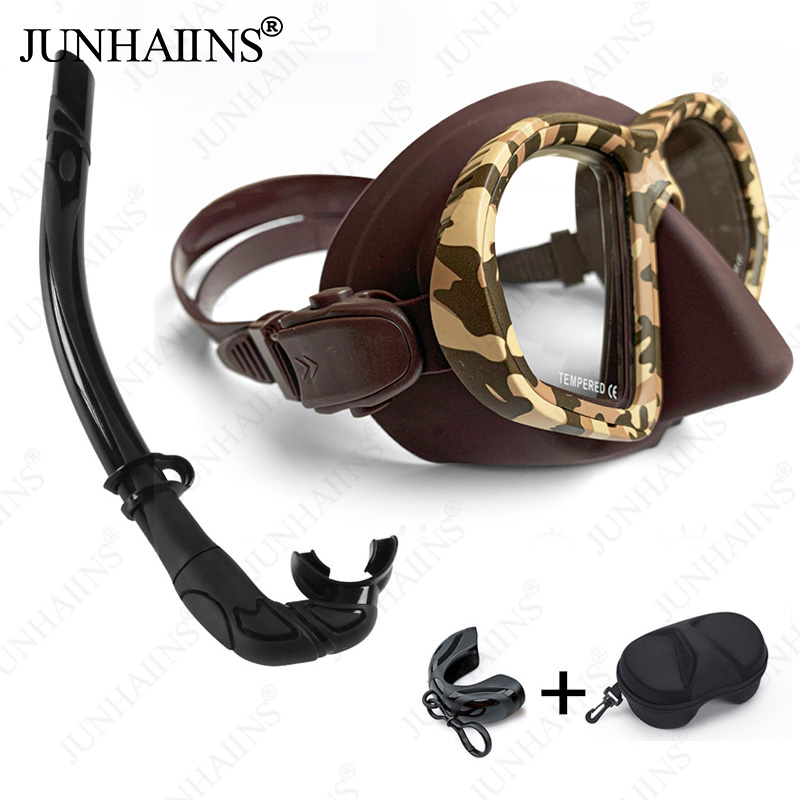 【Multi-Colour】Professional Low - Freediving Mask Set ulasan dan harga