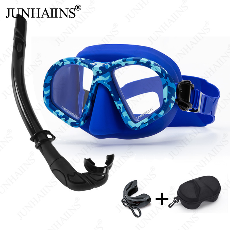 【Multi-Colour】Professional Low - Freediving Mask Set ulasan dan harga