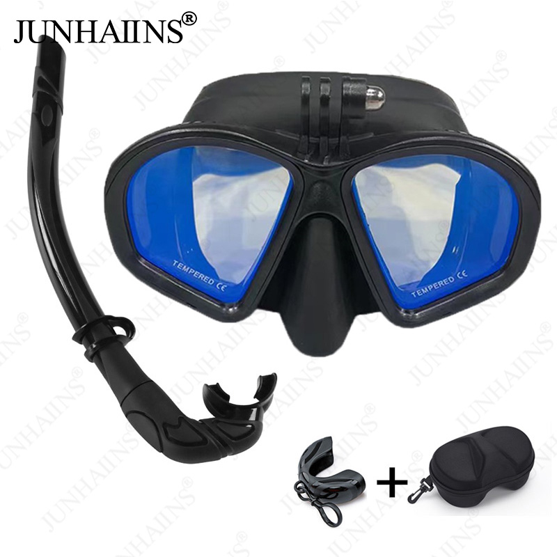 【Multi-Colour】Professional Low - Freediving Mask Set ulasan dan harga