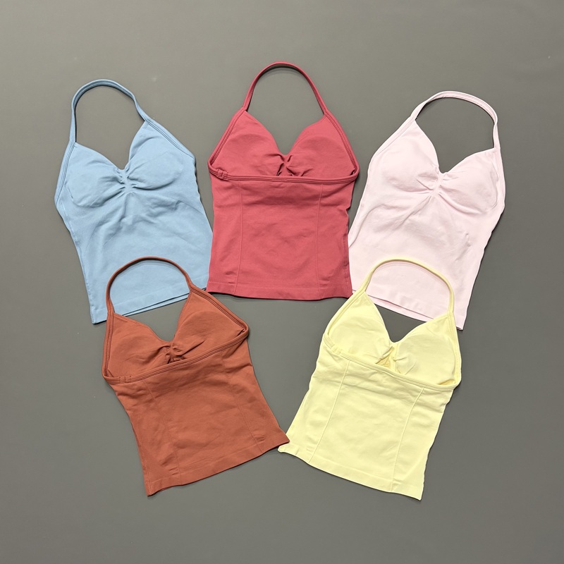 Gym Women Sports Tank Top Seam - Aquatic Sports Bra ulasan dan harga