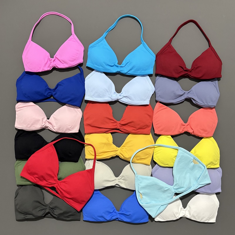 Sports Strappy Bra Yoga Underw - Aquatic Sports Bra ulasan dan harga