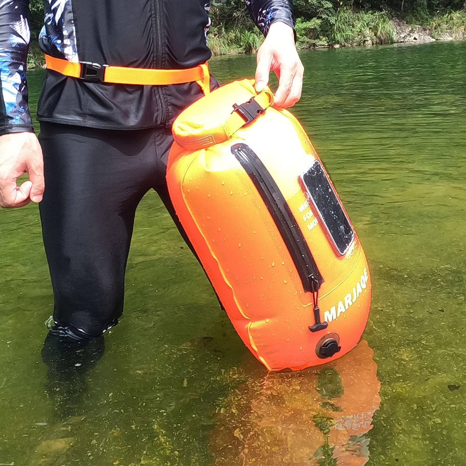 PVC Inflatable Swimming Buoy D - Swim Buoy Open Water ulasan dan harga
