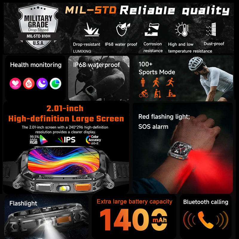 New 1400 mAh Battery Military  - Aquatic Sports Performance ulasan dan harga