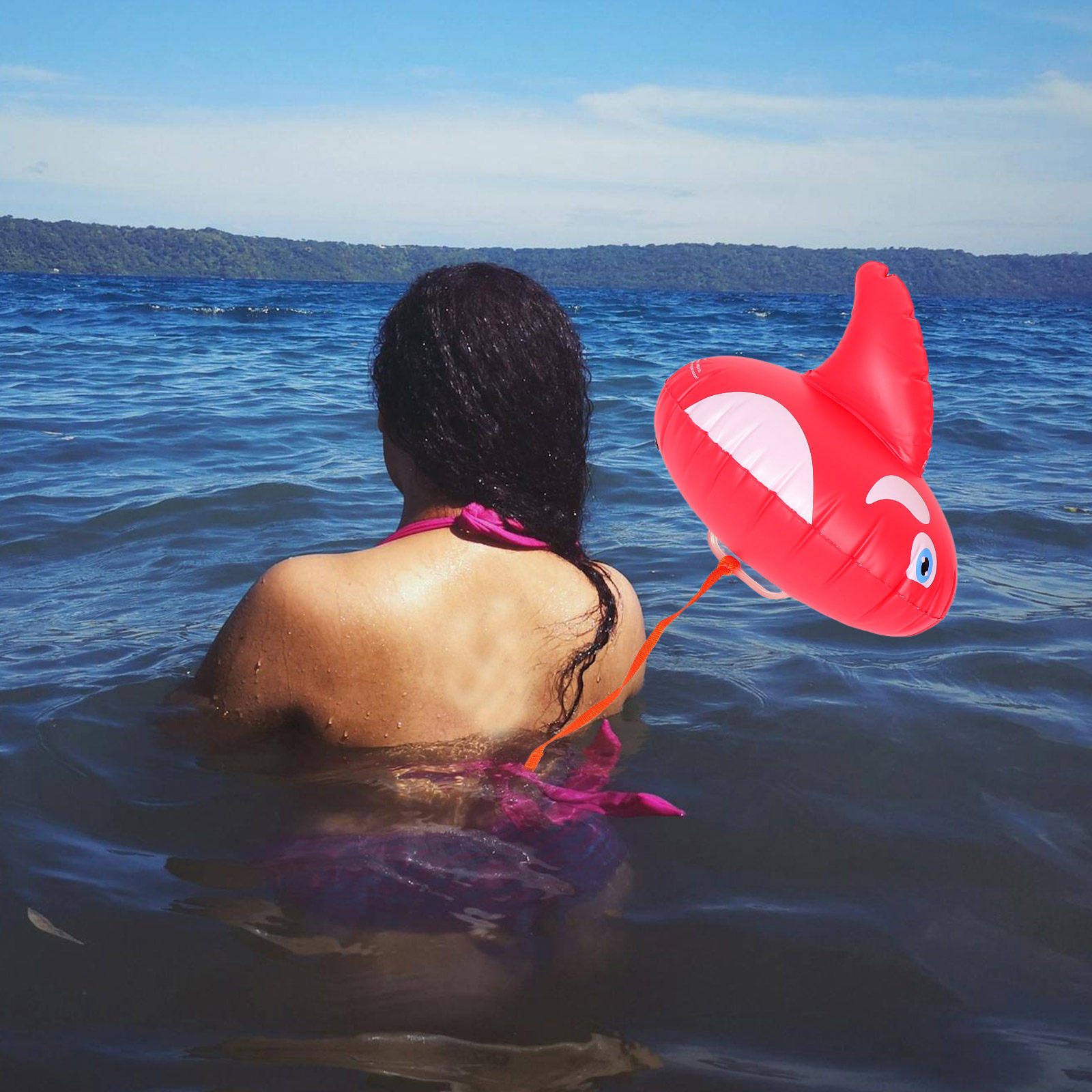 Inflatable Swimming Buoy Adjus - Swim Buoy Open Water ulasan dan harga