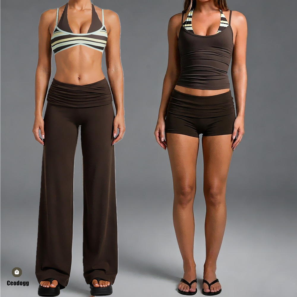 Pad Women Block Dot Halter Dou - Aquatic Sports Bra ulasan dan harga